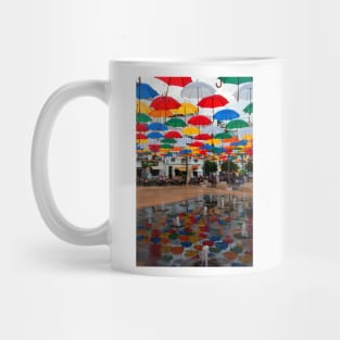 Colourful Umbrellas Torrox Costa Del Sol Spain Mug